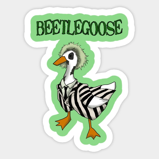 Beetlegoose Sticker by weaponxreject